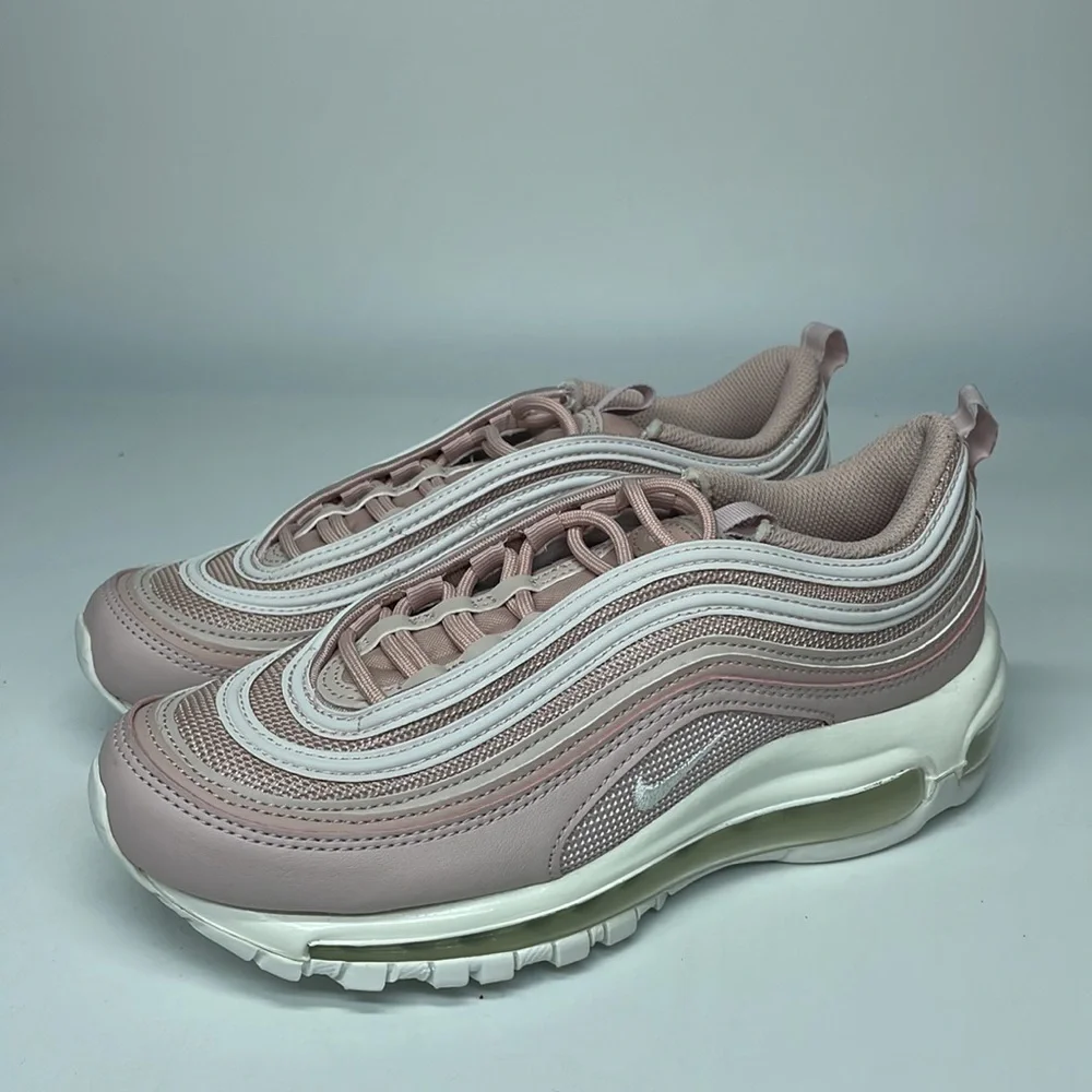 New Nike Air Max 97 Sneaker Pink White Barely Rose DH8016-600 Women’s NWOB - Picture 4 of 5